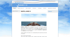 Desktop Screenshot of marpol-annex-vi.com